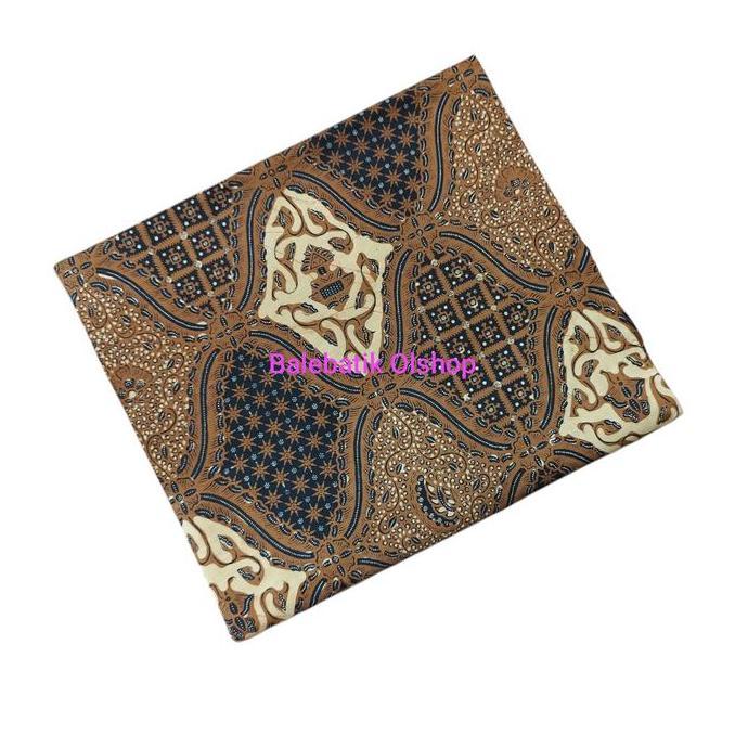 [] Kain jarik panjang batik sogan solo motif sido drajad