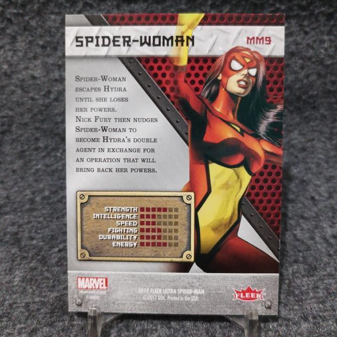 Fleer ultra spiderman 2017 spider woman (thick card)