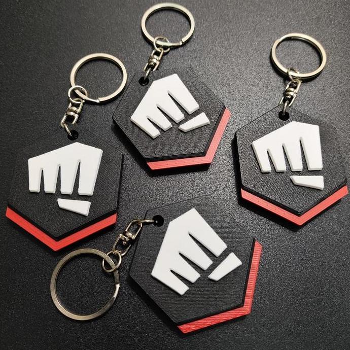 Gantungan Kunci Fist Bump Riot Gun Buddy Keychain Valorant
