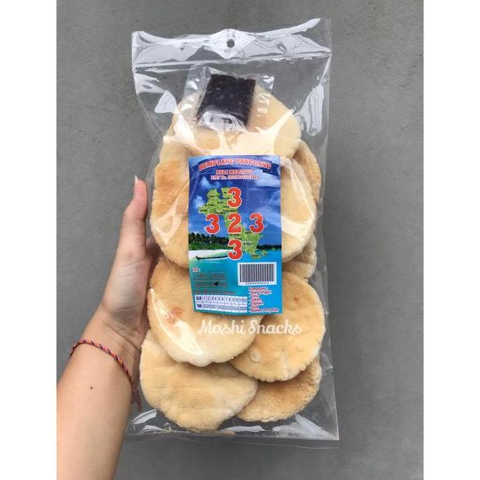 Ready Kerupuk Bangka / Kemplang Panggang 323 Bulat isi 9 Asli Bangka