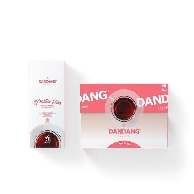 [] Teh Dandang Vanilla FREE Containmini - Teh Celup isi 2 box @25 tea bag