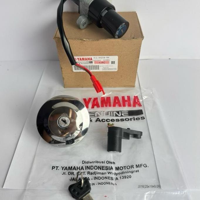 KUNCI KONTAK SET + TUTUP TANGKI (3C1) BUAT MOTOR VIXION OLD/VIXION LAMA READY