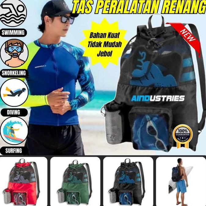 Waterproof Bag Tas Peralatan Swimming Untuk membawa Alat Lengkap Olahraga Berenang Menyelam Pantai P