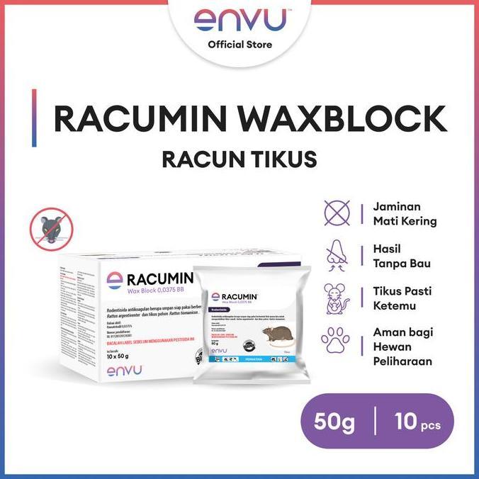 Racumin Racun Tikus Ampuh [Jaminan Mati Kering] Racumin Bundle (10pcs)