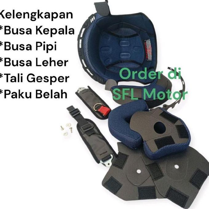 Busa Helm INK Centro Fullset Spon Daleman helm ink Centro + Karet list helm