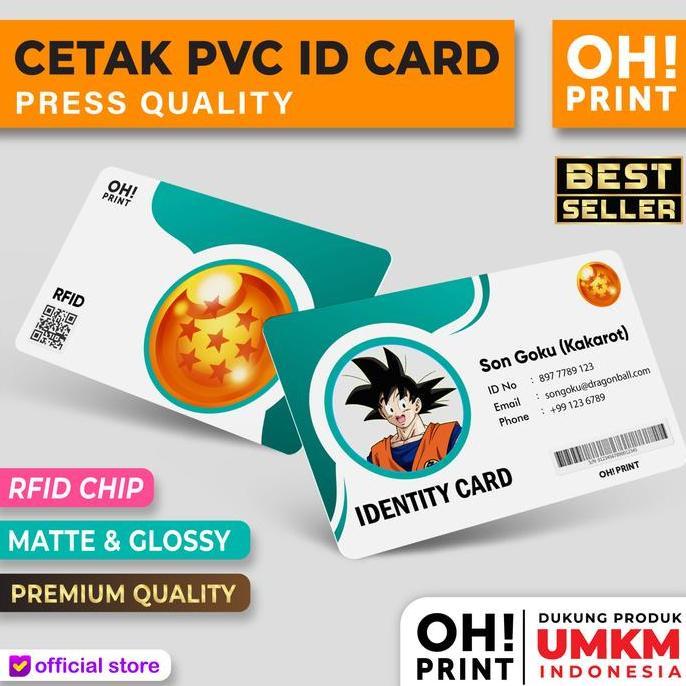 Cetak ID Card Kartu Member PVC Card Custom ID Card Satuan