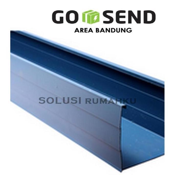 Gonew- Fluszo- [ Instant ] Per Meter Talang Kotak Pvc / Talang Air Hujan