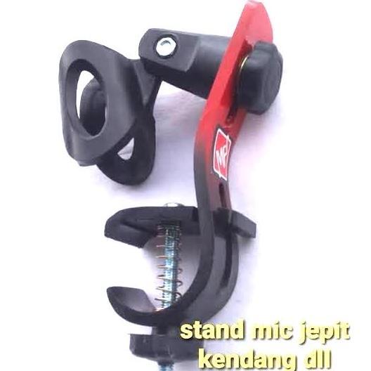 Miuzik- Stand Mic Jepit Kendang, Stand Mic Kendang Stand Mic Jepit Ketipung