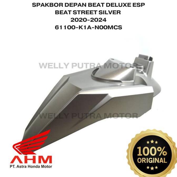 Spakbor Depan BeAT Street BeAT Deluxe 2020-2023 Silver terlaris