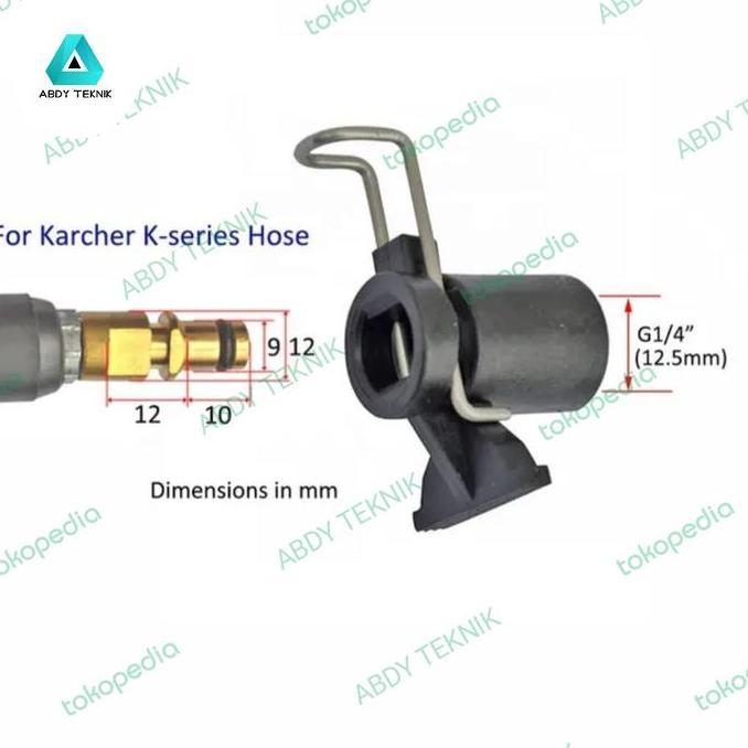 sambungan selang mesin jet cleaner karcher
