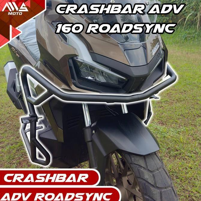 New Crashbar adv 160 roadsync, tulbular adv 160 roadsync, crashbar adv 160 rodsync full body depan