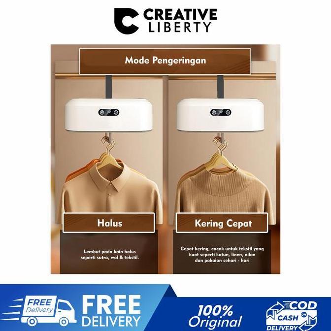 Andrivameiy - [Cl] Pengering Pakaian Lipat Listrik Mesin Pengering Pakaian Portable Pemanas Pakaian 