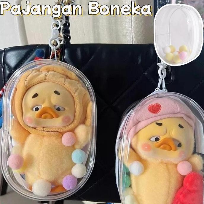 MONTMERY Boneka Transparent Storage Bag / Pvc Transparant Doll Pouch / Mini Tas Boneka PVC Pouch for