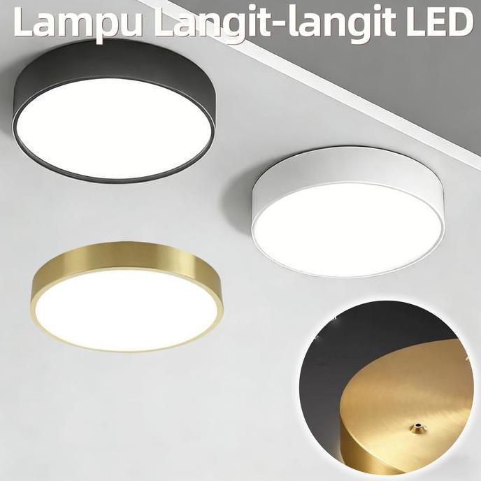 MONTMERY 3 Warna Lampu Downlight LED Panel /lampu Downlight Plafon Cahaya Lembut Tidak Silau /Lampu 