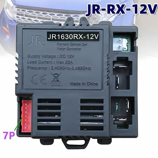 Receiver Remot Mobil Aki JR-RX-12V Socket B 7pin Receiver Mobil Aki 12v Mainan Rc Mobil Elektrik Rec