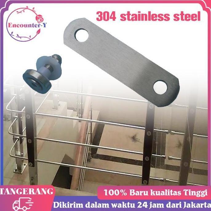 NEZGEFIG Railing Kaca Stainless 304 Jepitan Kaca Penjepit Kaca jepit kaca