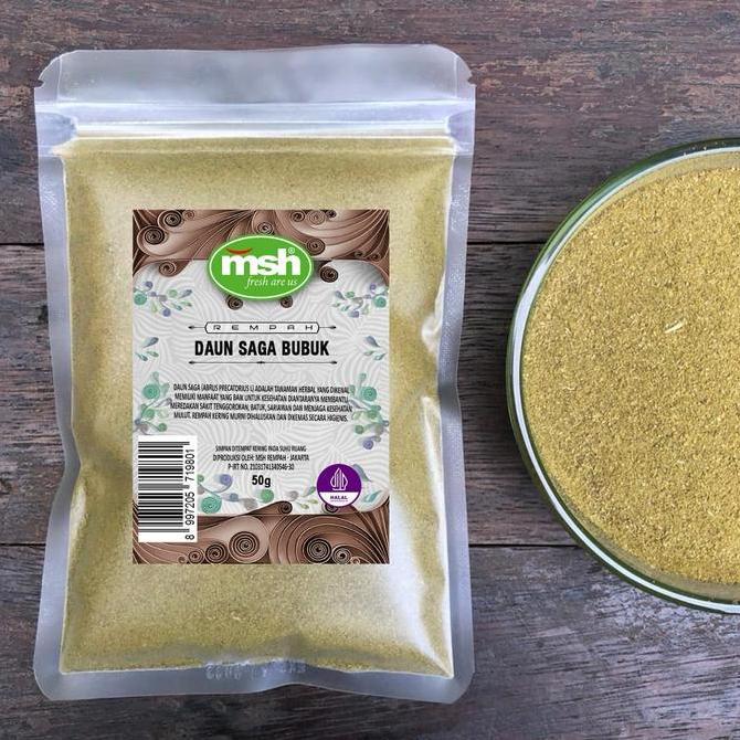 Daun Saga Bubuk Murni 50g