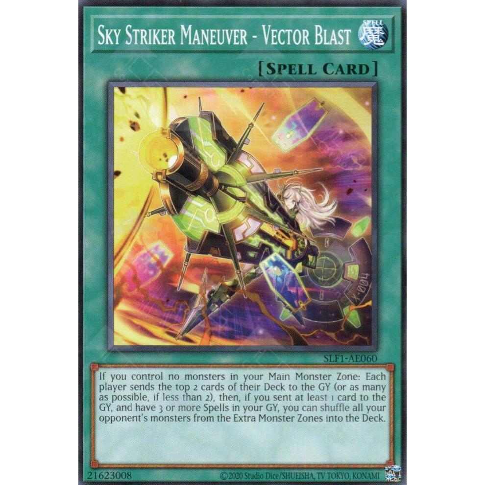 Promo Yugioh Ae Slf1-Ae060 Sky Striker Maneuver - Vector Blast Cod
