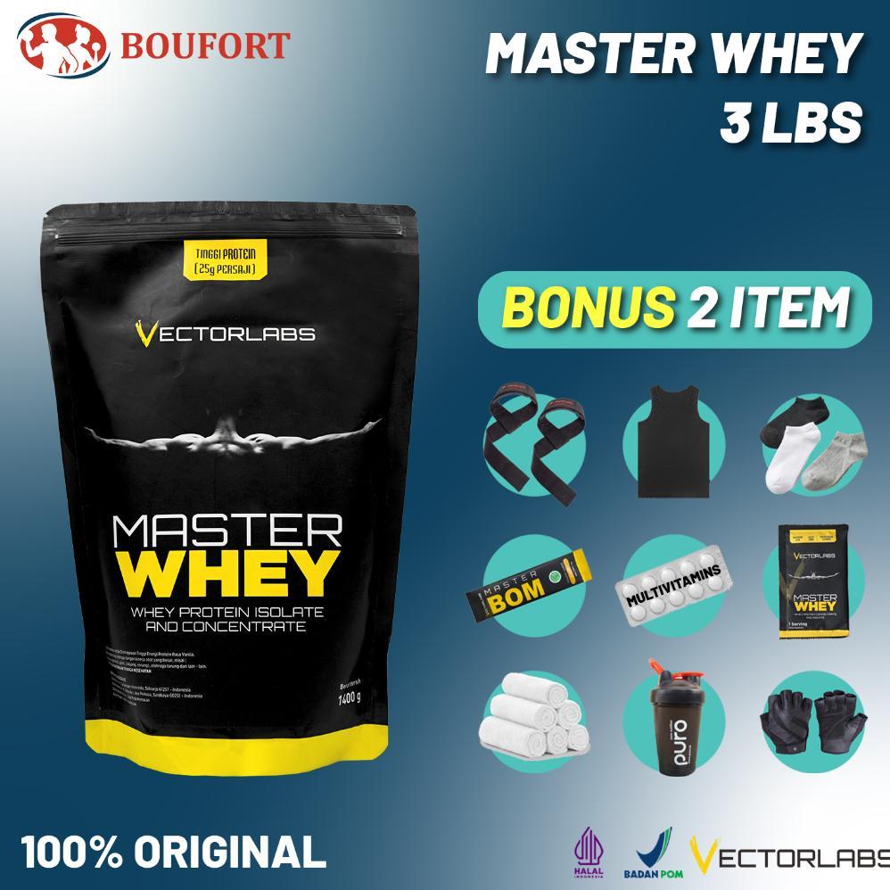Master Whey 3Lbs Vectorlabs Susu Protein 12 Sachet Isolate Concentrate