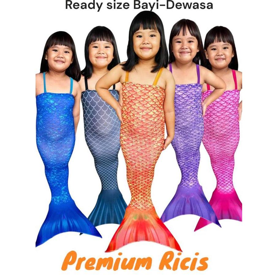 karibianszz - kostum mermaid ekor duyung ricis - fashion costume