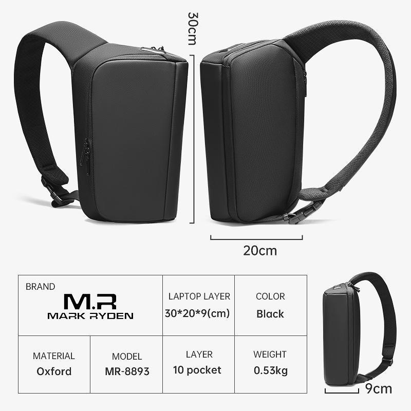 Mark Ryden Tas Selempang Pria Waist Bag Sling Bag Mr8893