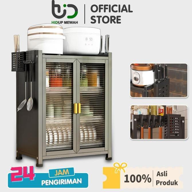 ernarahmatih - hidup mewah rak piring tertutup rak cuci piring stainless pengering piring stenlis