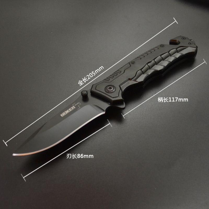 Pisau Lipat Boker Stainless Stell Knife Browning Multifungsi Perlengkapan Camping Outdoor