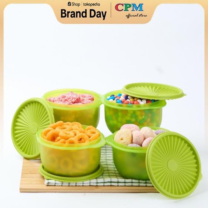 Delicia m set of 4 pcs /storage / wadah penyimpanan/toples mini