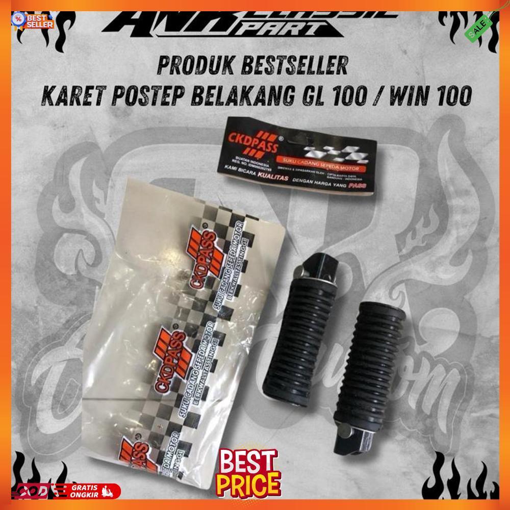Karet Postep Honda Gl 100 Win 100 Karet Footstep Honda Win 100 Karet Postep Belakang Win 100 Gl 100 