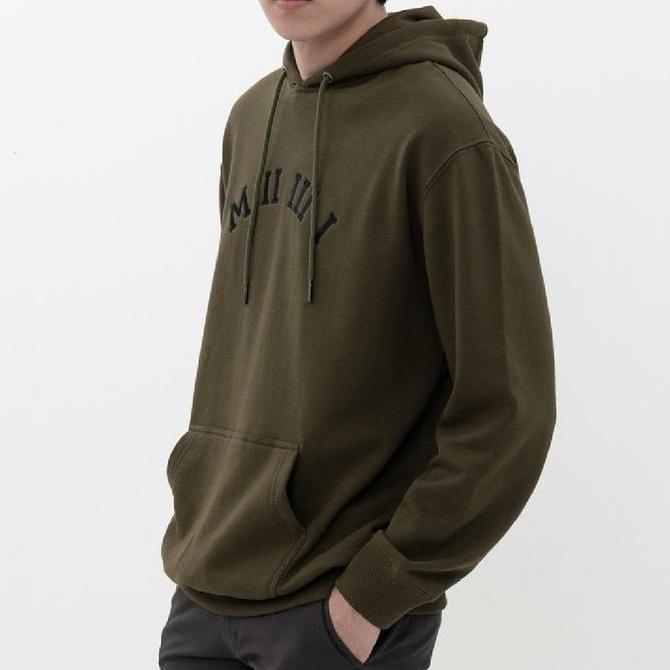 Bless- M231 Hoodie Panjang Army 2197F Fleece Katun