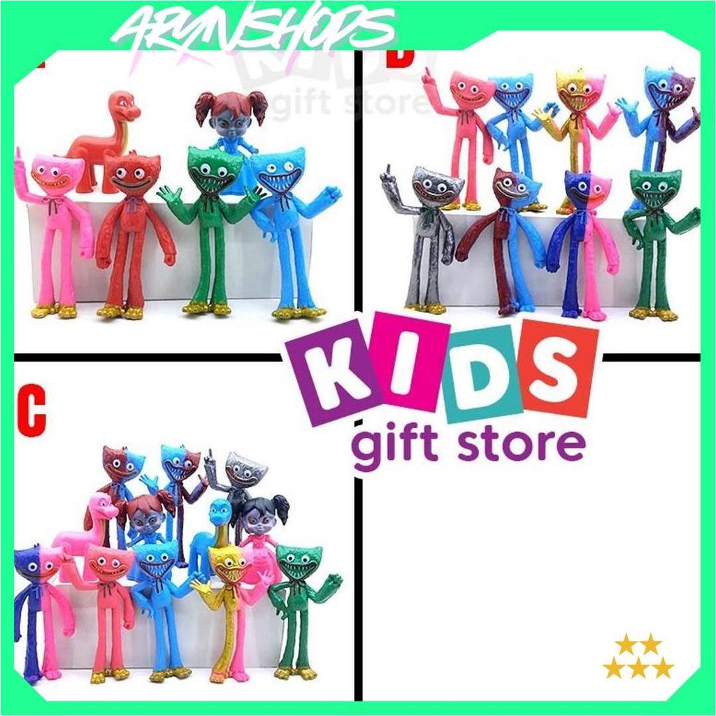 Huggy Wuggy Figure Set - Mainan Figur KGS Sale