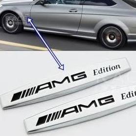 Emblem Fender AMG Edition Mercedes Benz / Fender Samping Mobil Premium