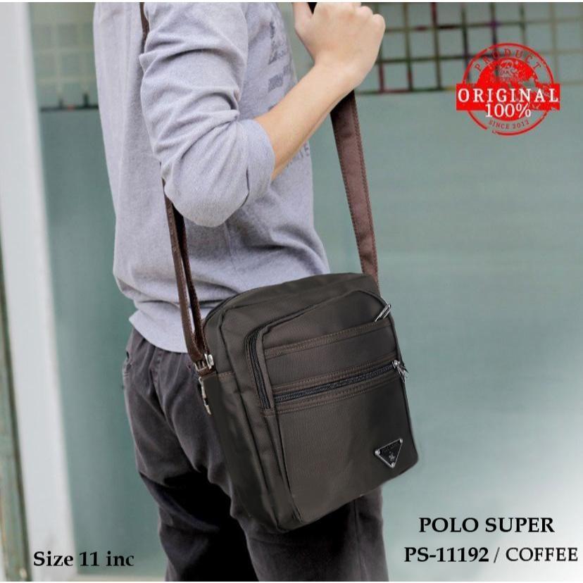 Polo Power - Tas Pria Tas Selempang Import Dual Usb Tas Slempang Polo Ori Crossbody Power Official