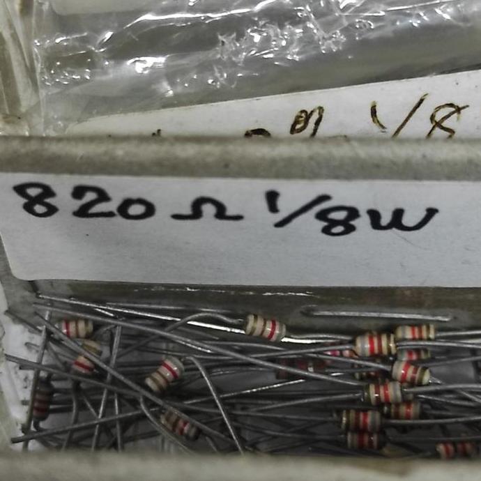 RESISTOR 820OHM 1/8WAT 820OHM BL27