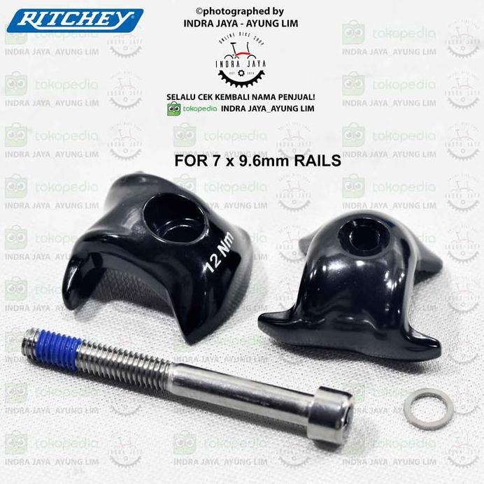 RITCHEY - WCS Carbon 1-Bolt Seatpost Saddle Rail Clamp