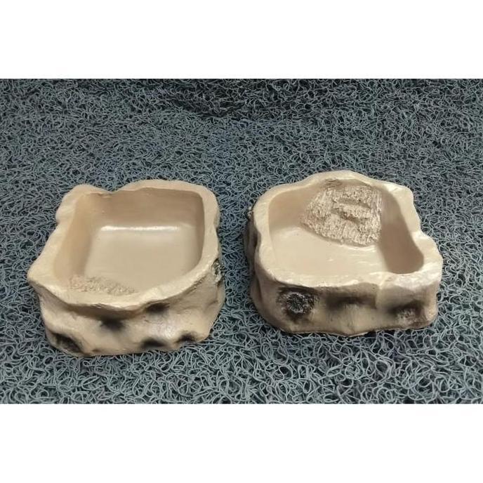 Water Dish Reptile Panana Snake Gecko BD Ular Kadal Resin NOMOY NS-83