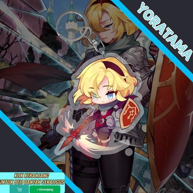 Gantungan Kunci Future Princess Guardian Tales, Keychain Anime Lucu