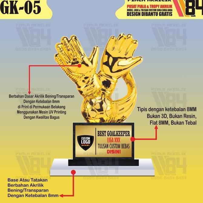 PIALA KIPER TERBAIK, PIALA KIPER, TROPY KIPER, TROPI KIPER, TROPHY KIPER, PIALA GOALKEEPERS, PIALA G