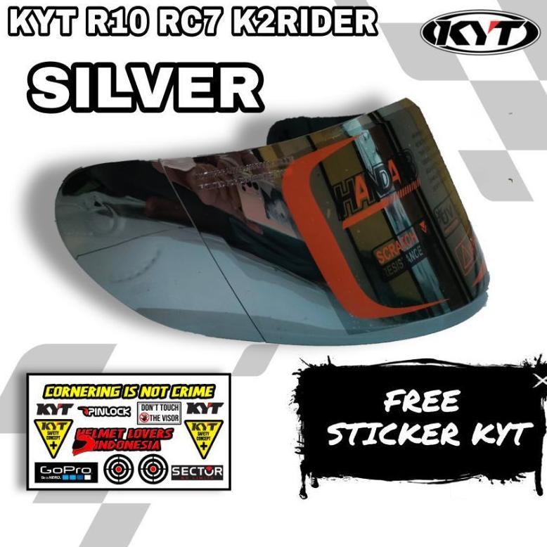 Cod visor flat  - kaca flat kyt - flat visor - flat visor kyt r10 - k2r - kaca flat -  flat visor  i