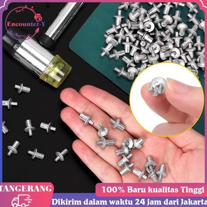 IDSTORE 50pcs Paku Rivet Palu Baut Dynabolt Paku Keling Expansion 5mm Paku Angkur Baut Tembok