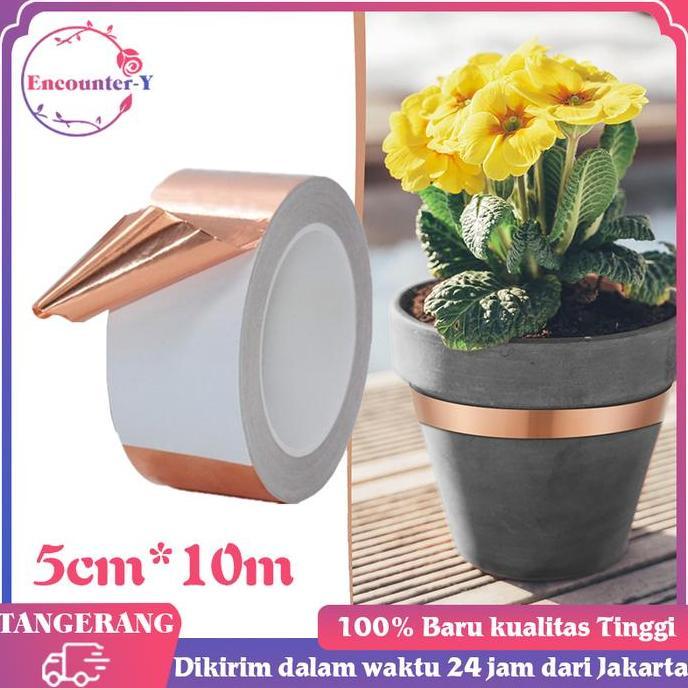 QINGACHO Copper Foil Tape Isolasi Conductive Copper Tape Tembaga Foil Tape