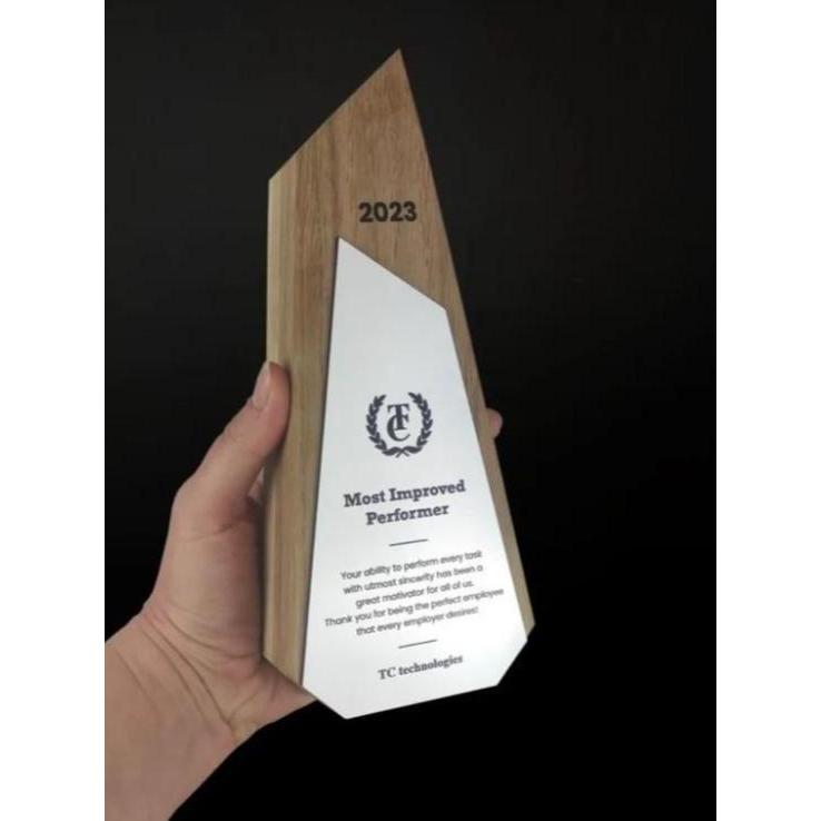Trophy Kayu Custom | Piala Kayu Custom | Plakat Kayu Custom