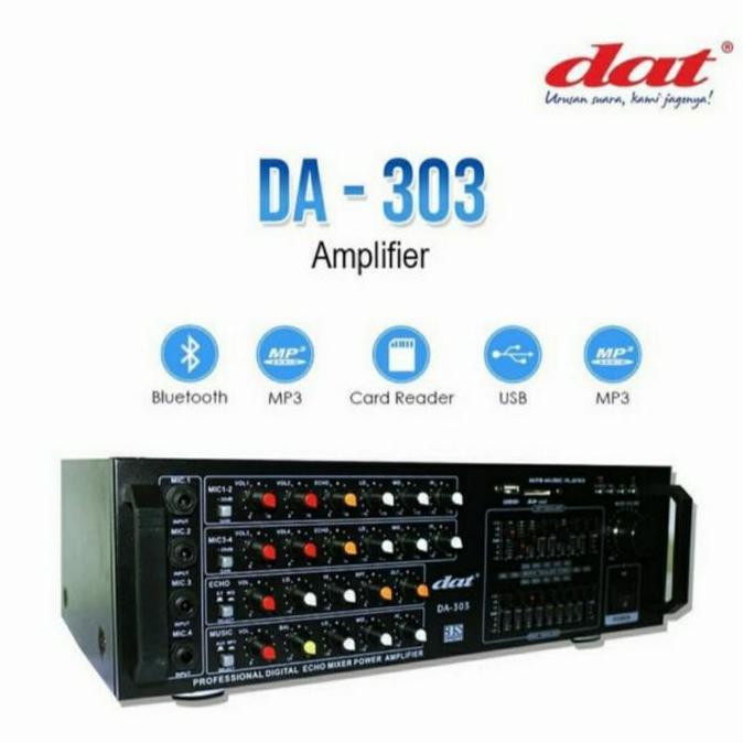 Amplifier DAT DA 303 / Ampli Karaoke / Ampli Home Theater / Bluetooth