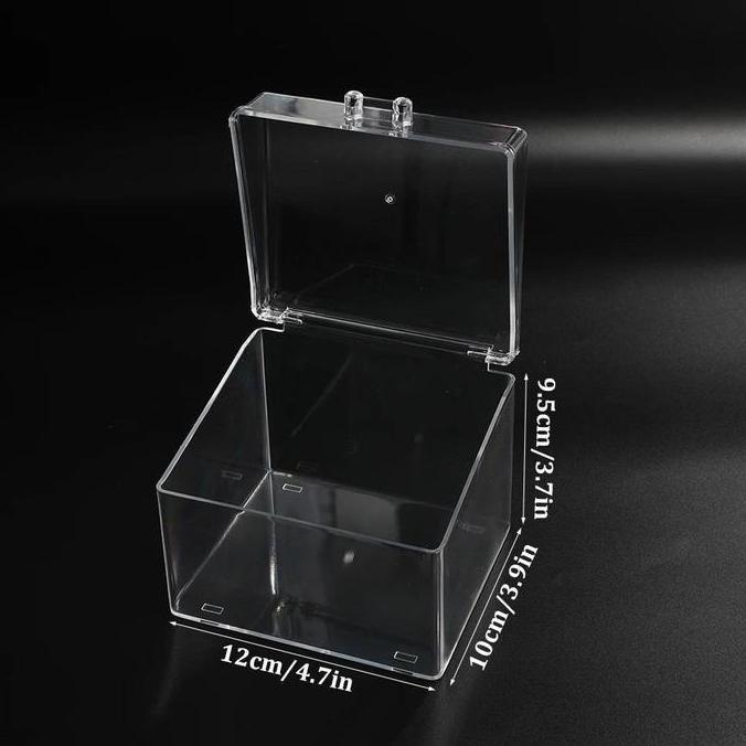 LEZA Vinnatsu Kotak Tutup Tempat Penyimpanan Kartu Blind Box Card Acrylic Transparent Storage Box Kp