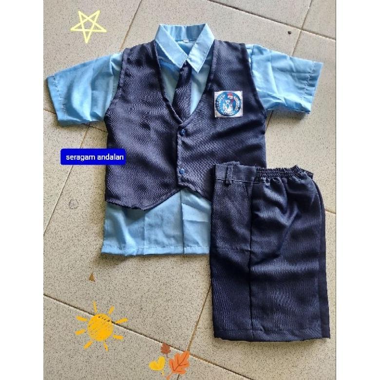 Flash Sale Seragam Tk Biru Dongker (Navy) Pa/Pi