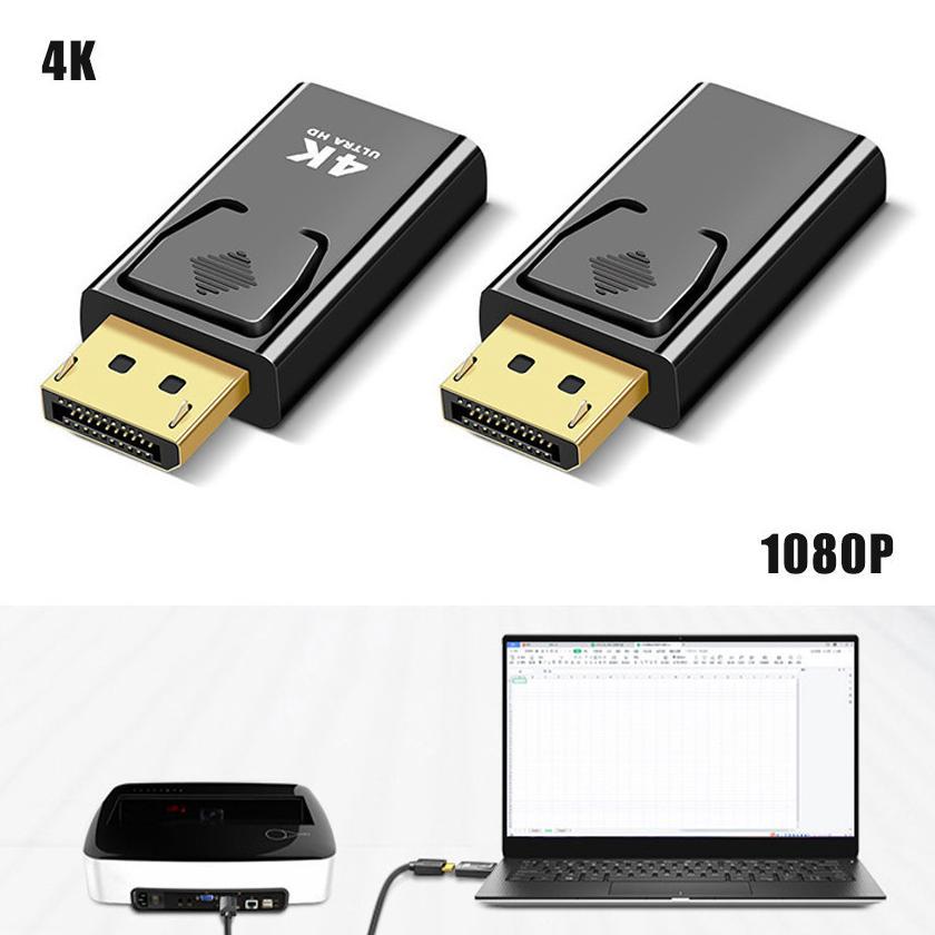 4K Converter DisplayPort DP To HDMI Female Macbook Windows / Converter DP Male to HDMI Female