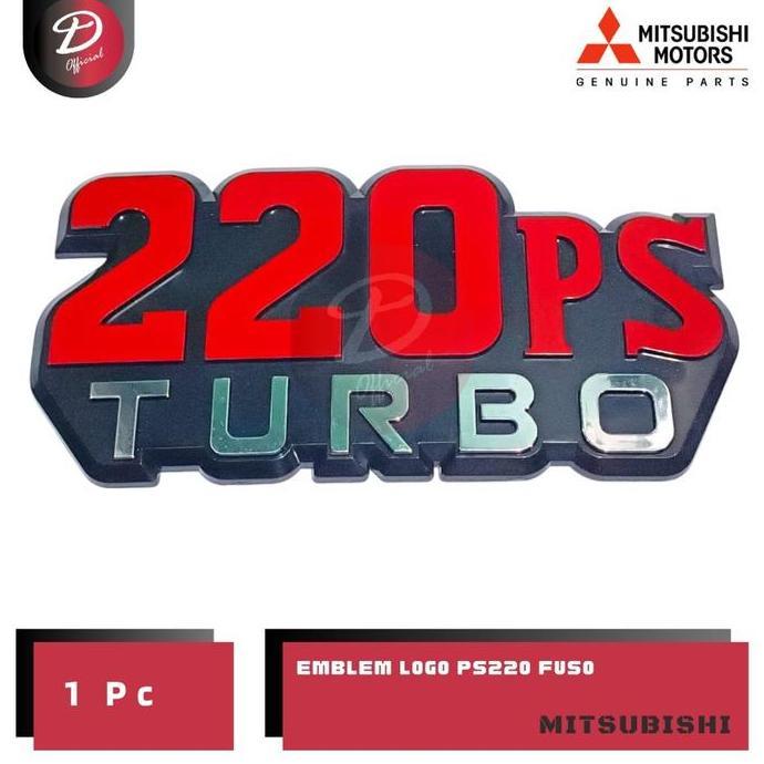 Emblem Logo PS220 Fuso Mitsubishi Original Asli KTB FUSO 100% Genuine Parts terlaris