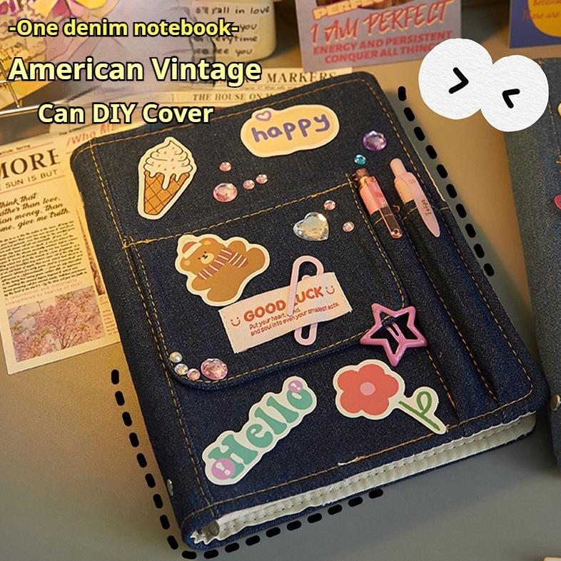 Tahan Lama Y2K Notebook Cover Binder American Vintage Binder Buku Diary /Y2K Cool Binder Album  Kpop