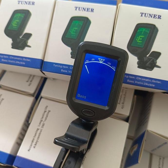 Tuner gitar digital/tuner gitar biola bass ukulele chromatic