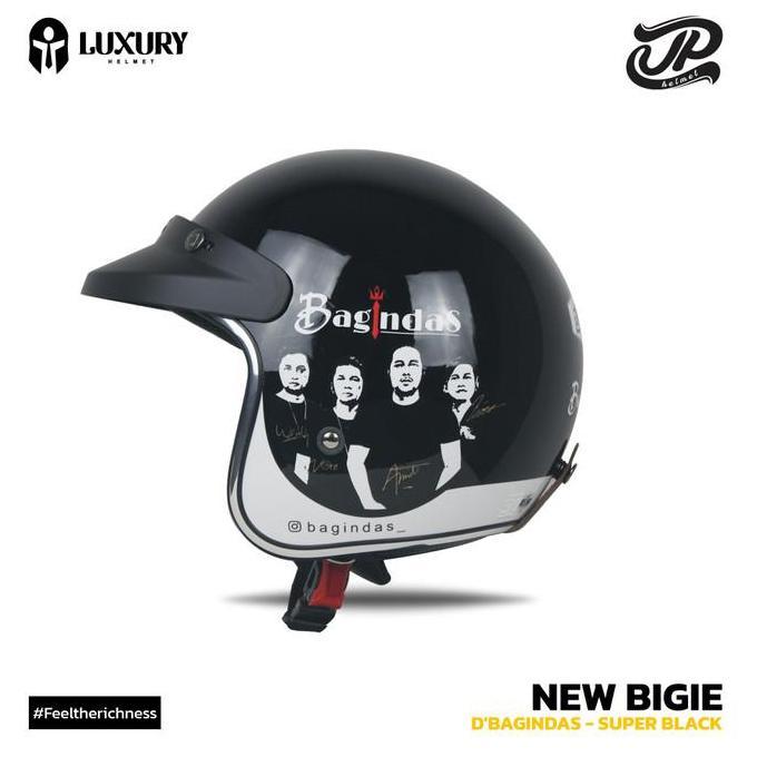 (GratisVisor) - Helm Bogo - Helm JPX Retro New Bigie - Bagindas terlaris